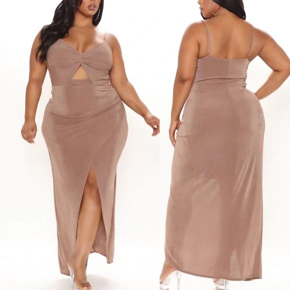 knee length dresses for ladies Faith Knit Maxi Dress